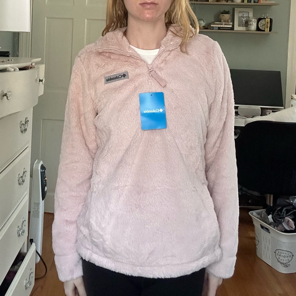 columbia fleece zip up hoodie